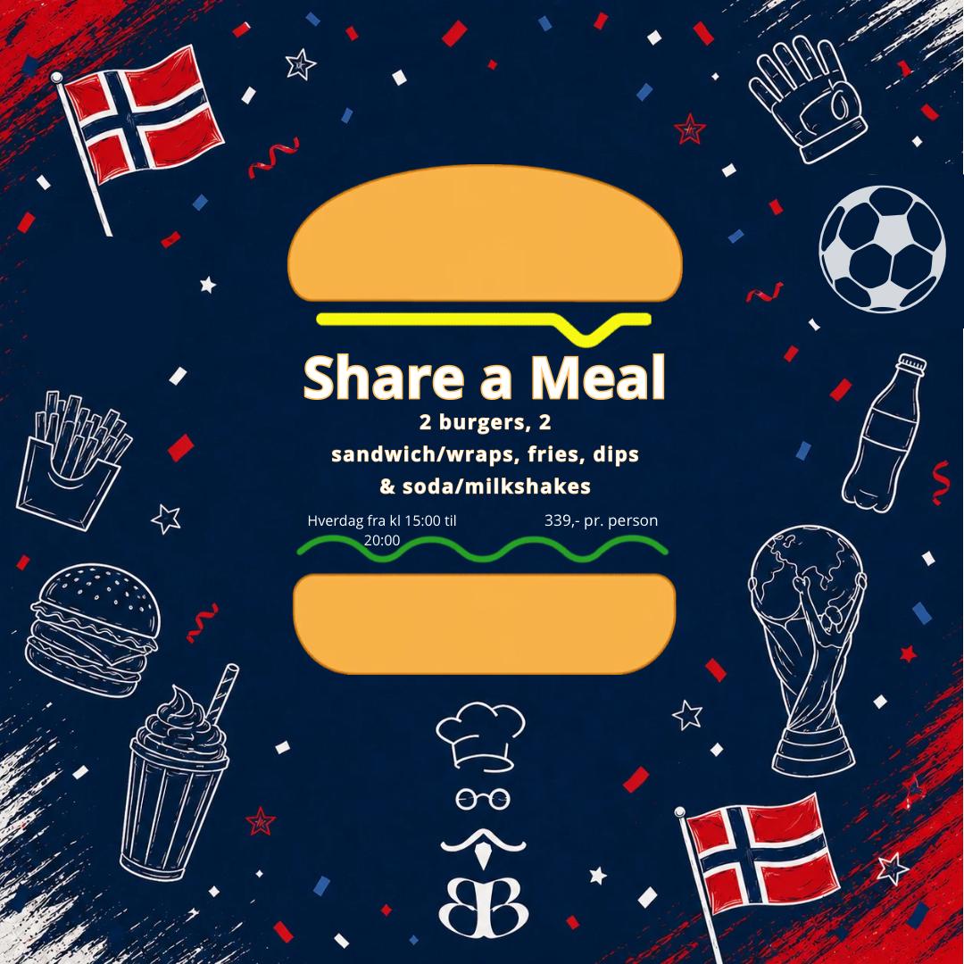 Share a meal Between The Buns