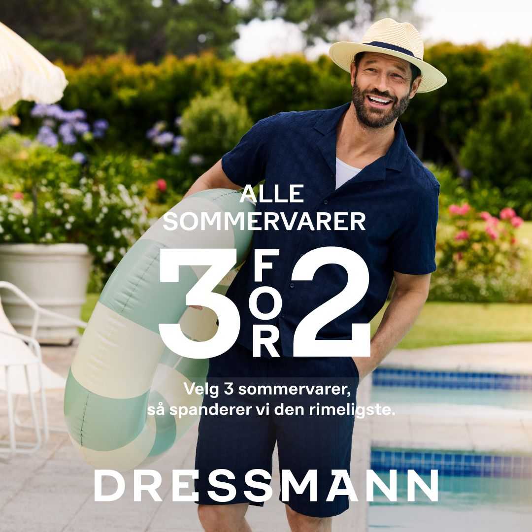 Alle sommervarer 3 for 2 Dressmann