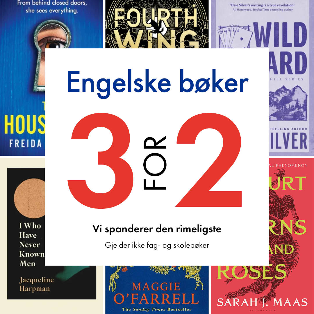 3 for 2 på engelske bøker i uke 31 Norli