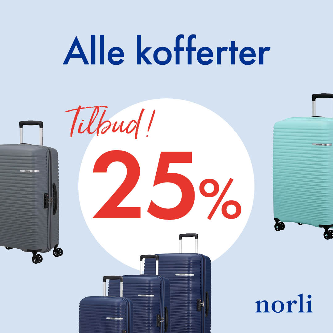 Kofferter 25% Norli