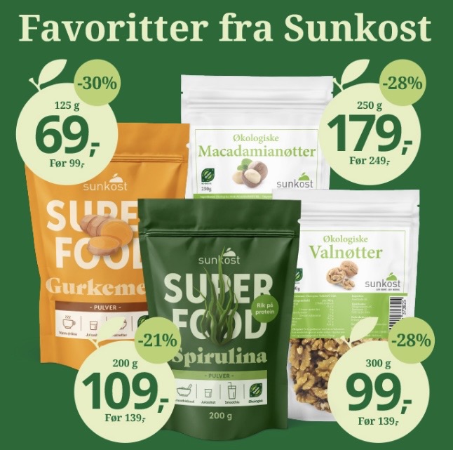 Favoritter Sunkost