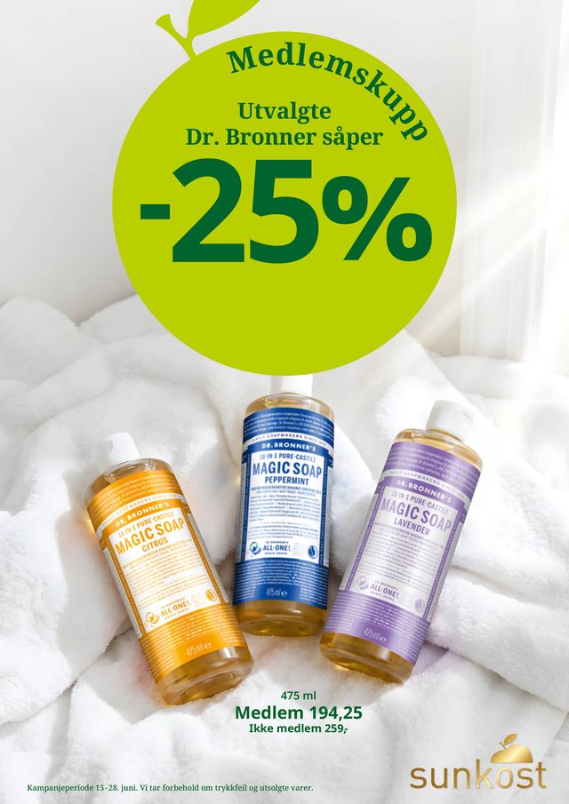 Medlemsdager Sunkost