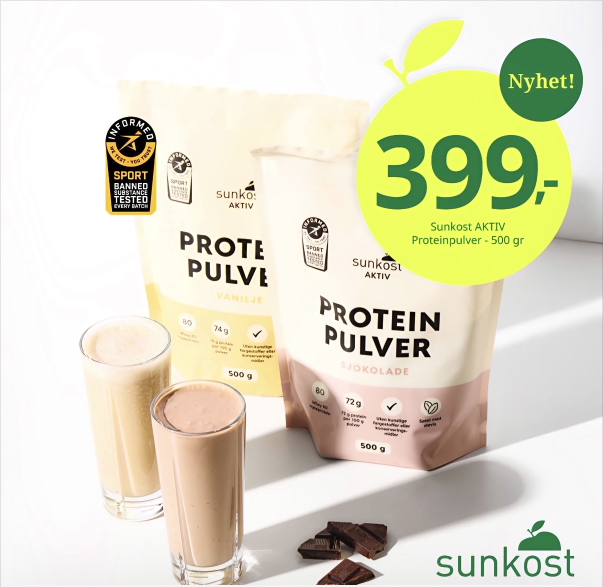Protein Pulver Sunkost