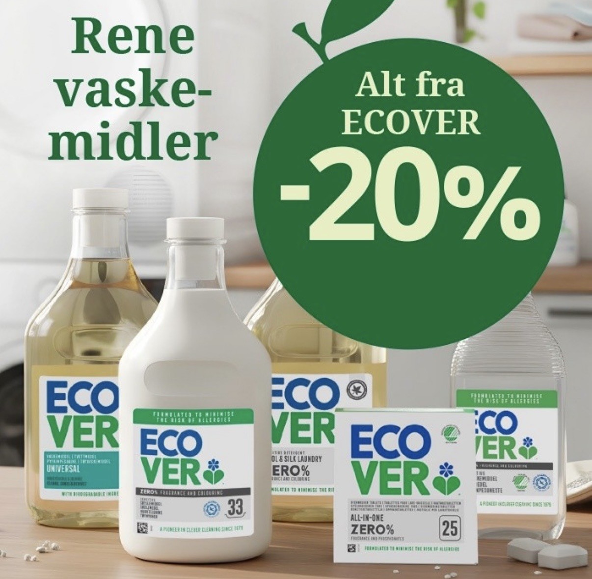 Alt fra Ecover Sunkost