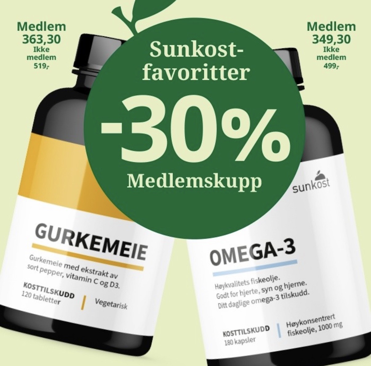 Medlemskupp Sunkost