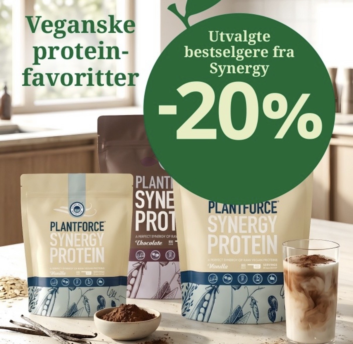 Veganske protein favoritter Sunkost